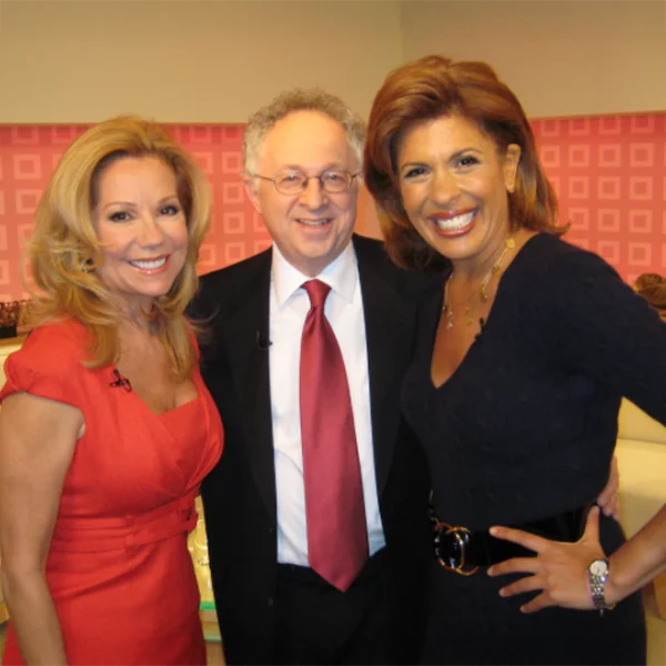 Dr. Gary Herskovits with hosts from Good Morning America